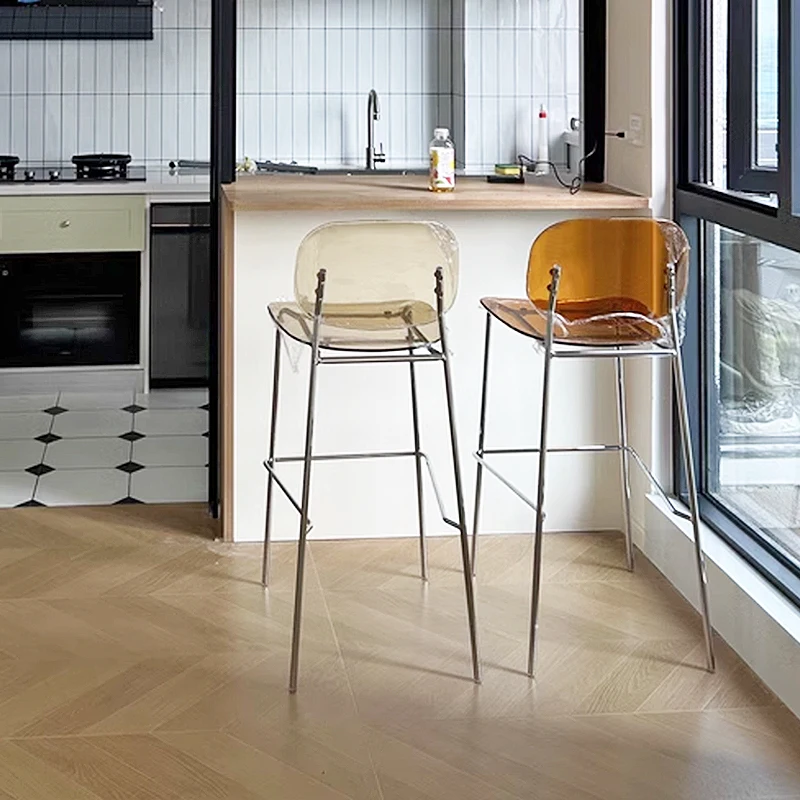 

Креативные эргономичные барные стулья высоты, современные модные минималистичные табуреты для ожидания, спинка для отдыха, мебель Sillas Altas Para Barra