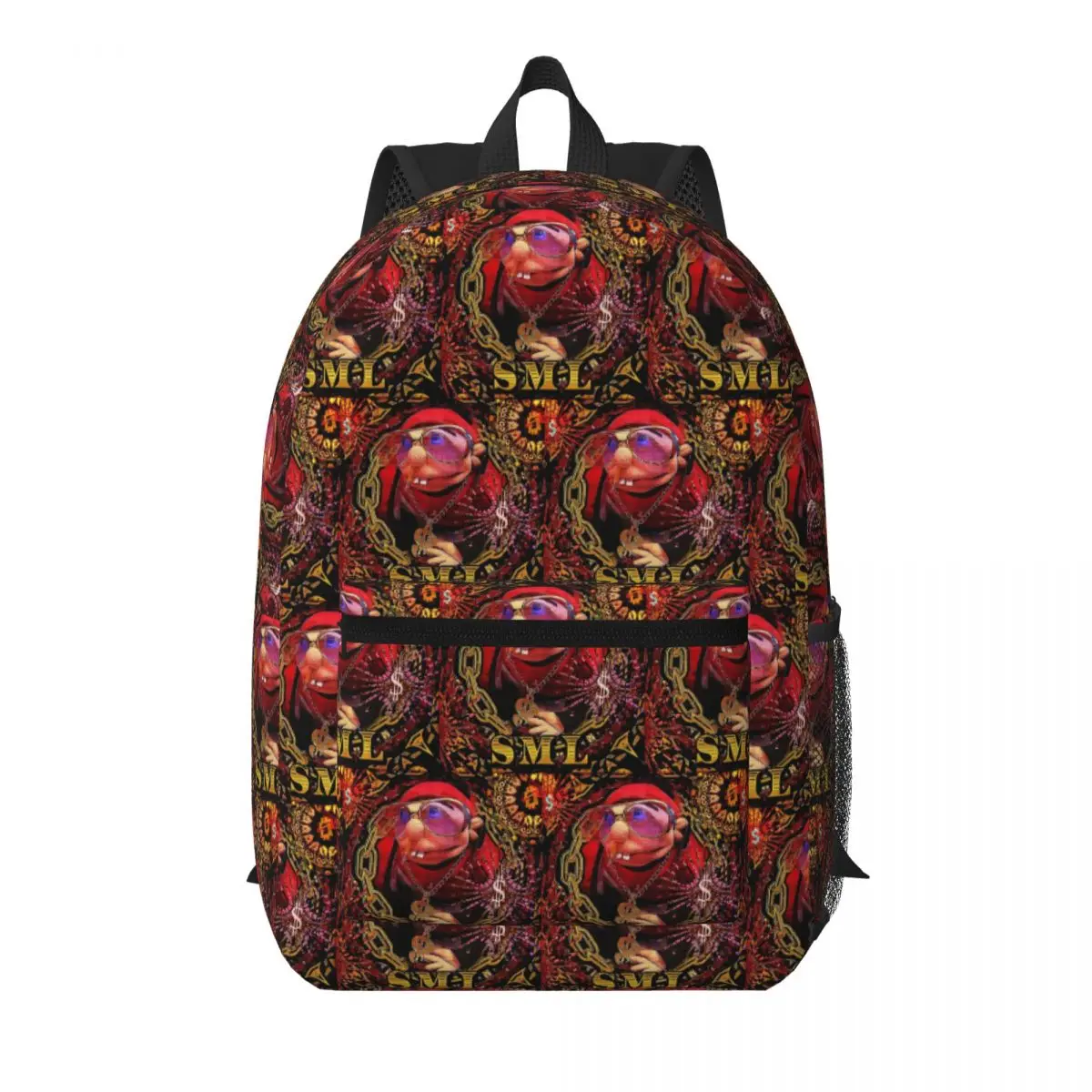Sml Jeffy Rapper V3 Mochila para estudiantes, mochila escolar, mochila de viaje para senderismo, mochila para hombres y mujeres, bolsos de hombro