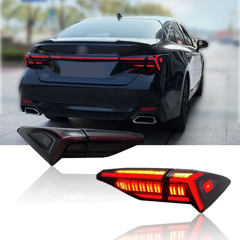 

LED Tail Lights for Avalon 2018-2019 - Sequential Turn Signals, Black Housing, Plug & Play