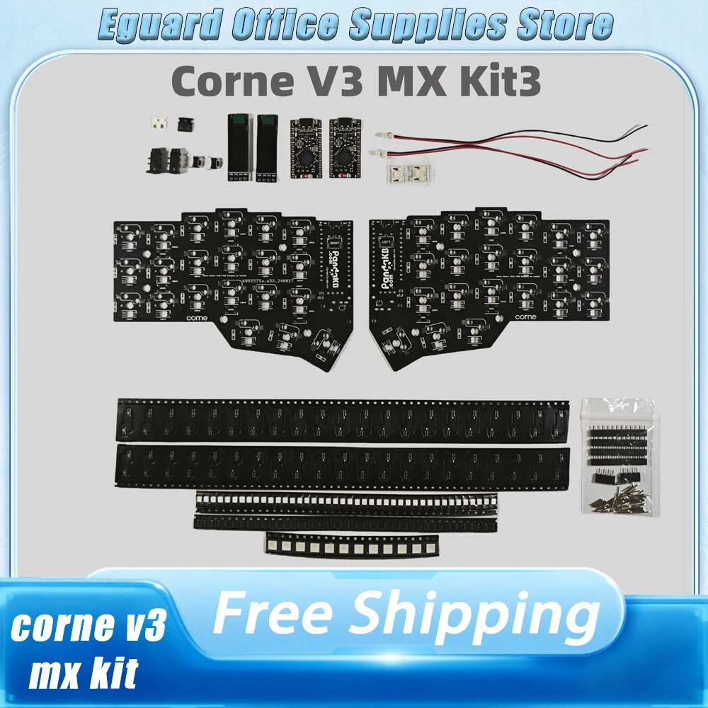 Split Keyboard Corne V3 MX Kit GLP Kit Choc Kit Split Keyboard PCB Kit Customized Corne V3 MX Kit Corne V3 GLP Kit PC Gamer Gift