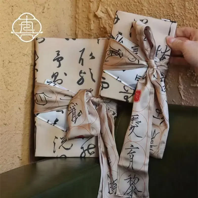 【Chinese Calligraphy】Original Handmade A5 A6 Notebook Covers Protector Book Sleeve Crafted Fabric Products Diary Cover，in Stock