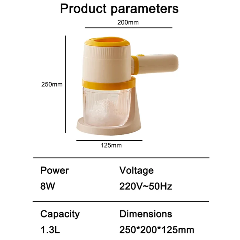 Household Multi-Purpose Detachable Mini Electric Shaved Ice Block Making Machine Slush Smoothie Maker Crusher Shaver