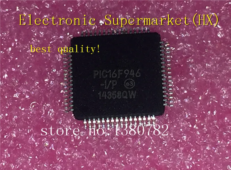 

Free Shipping 50pcs/lots PIC16F946-I/PT PIC16F946 16F946-I/PT TQFP-64 New original IC In stock!