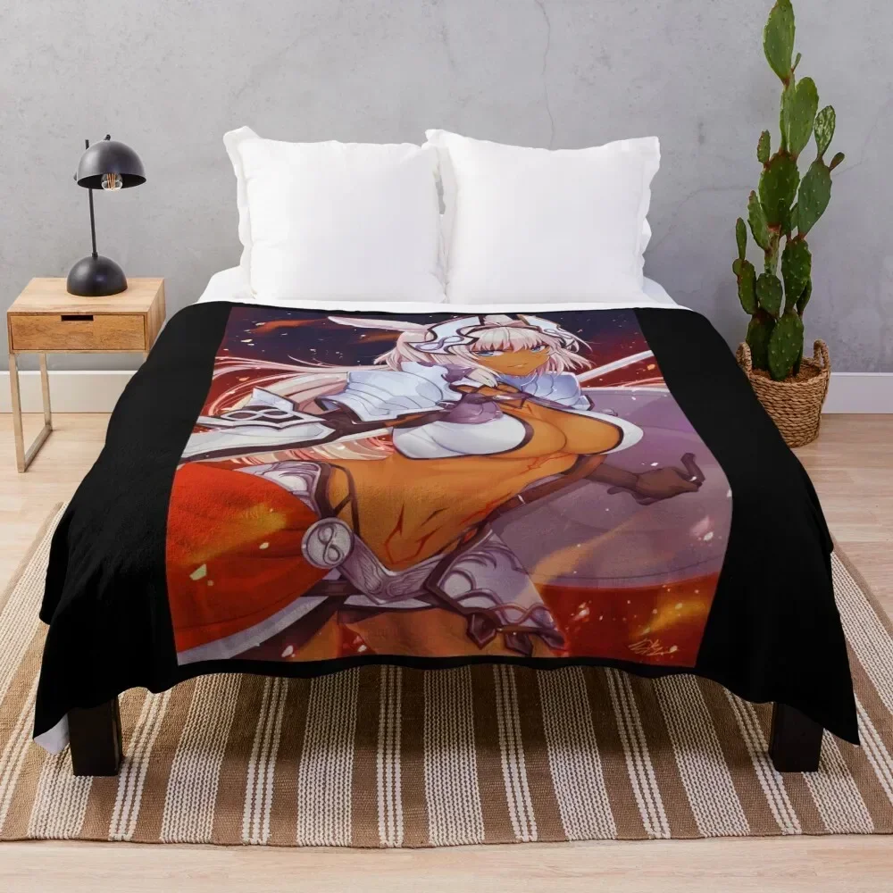 

Fate Grand Order Caenis Lewd - Tshirt Throw Blanket Shaggy Furry Soft Blanket for Bedroom Living Room