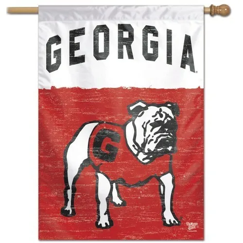GEORGIA BULLDOGS CLASSIC COLLEGE VAULT HOUSE FLAG 28