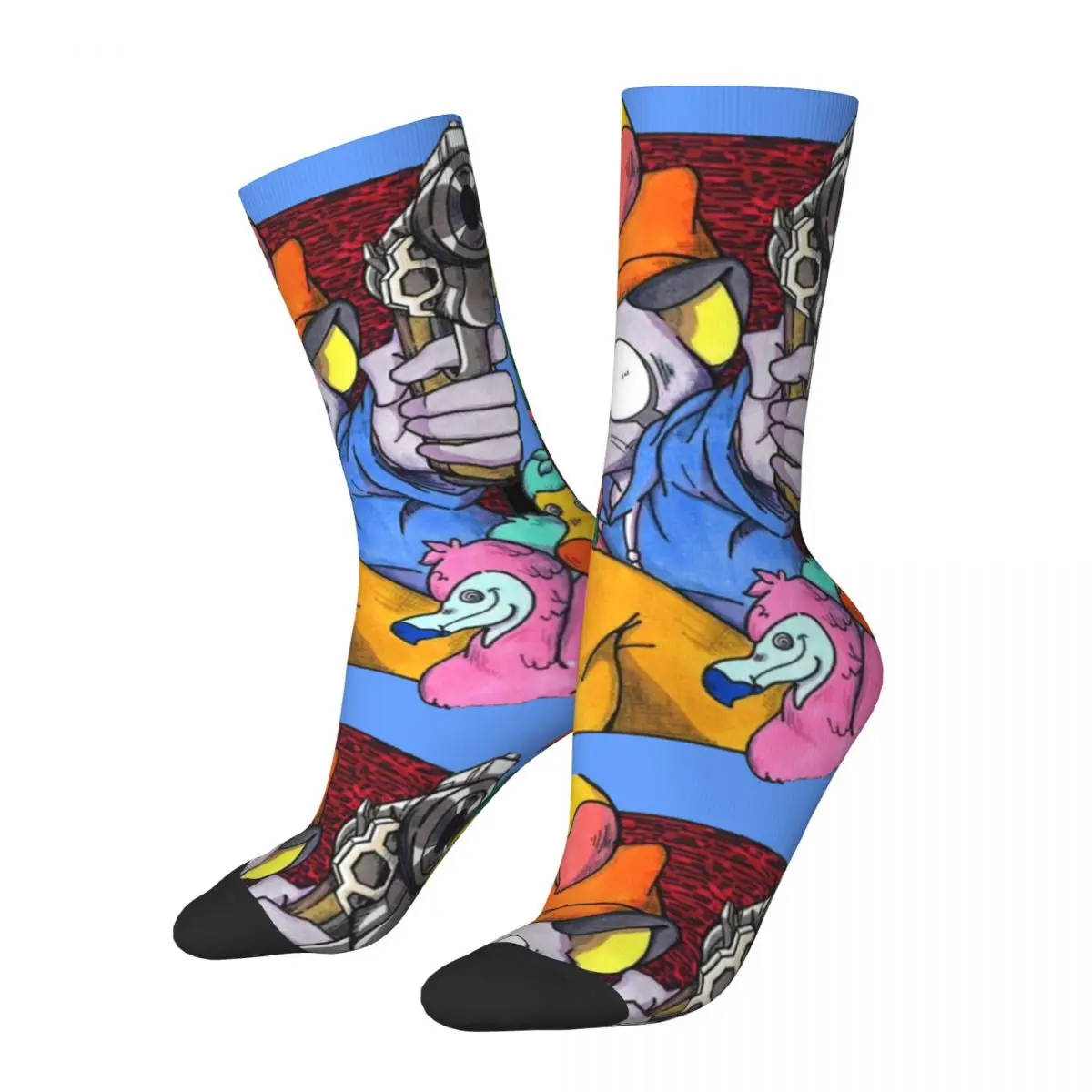 Funny Crazy compression Tanaka Holding On Dodos Sock for Men Hip Hop Vintage ODD TAXI The Silent Taxi Driver Boys Crew Sock