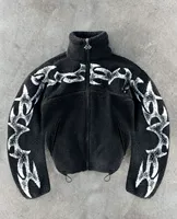 Street Cool Original Jacket Graphic Printed Jacket Upright Collar Zipper Autumn - Winter New Retro Classic Hip Hop Men And Women