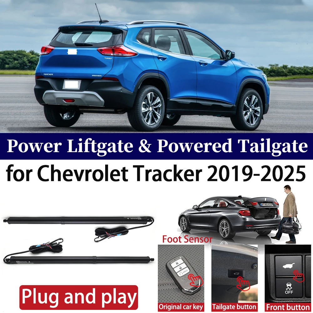 

ZhuCamX for Chevrolet Tracker 2019-2025 Car Auto Power Electric Tailgate Liftgate Lift Trunk Closer System Boot Lift Motor Kit