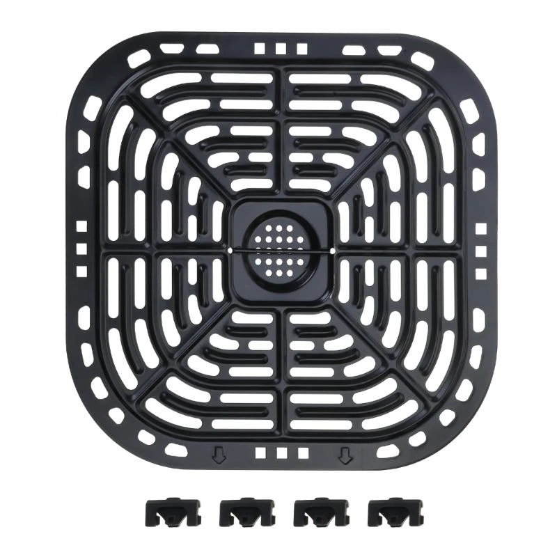 ل 6QT طهي صحية الهواء مقالي شواء صينية الصب