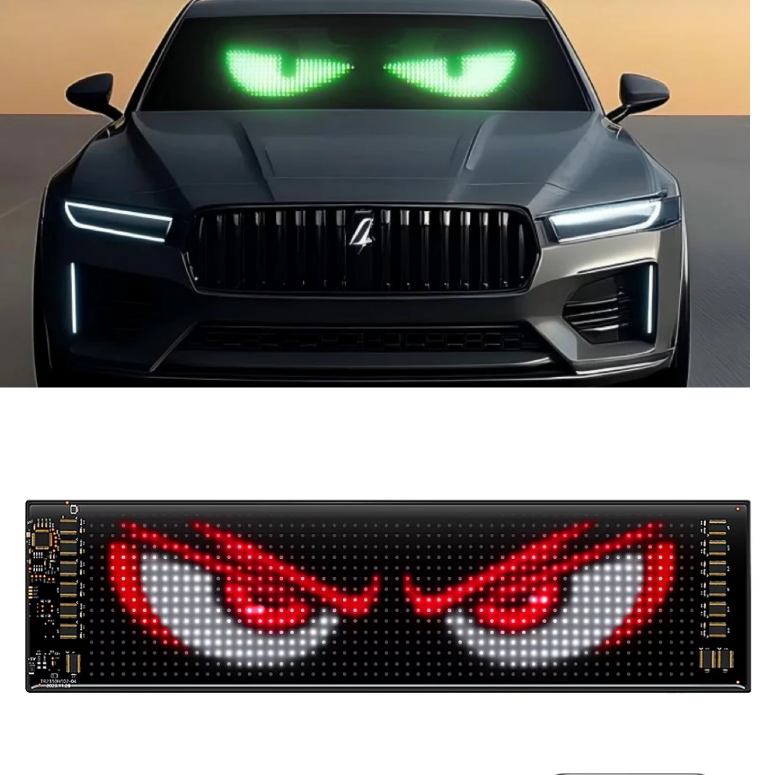 

Car LED Sign Bluetooth APP LED Matrix Pixel Panel Night Light DIY Programmable Flexible LED Display For Car Store Hotel Bar