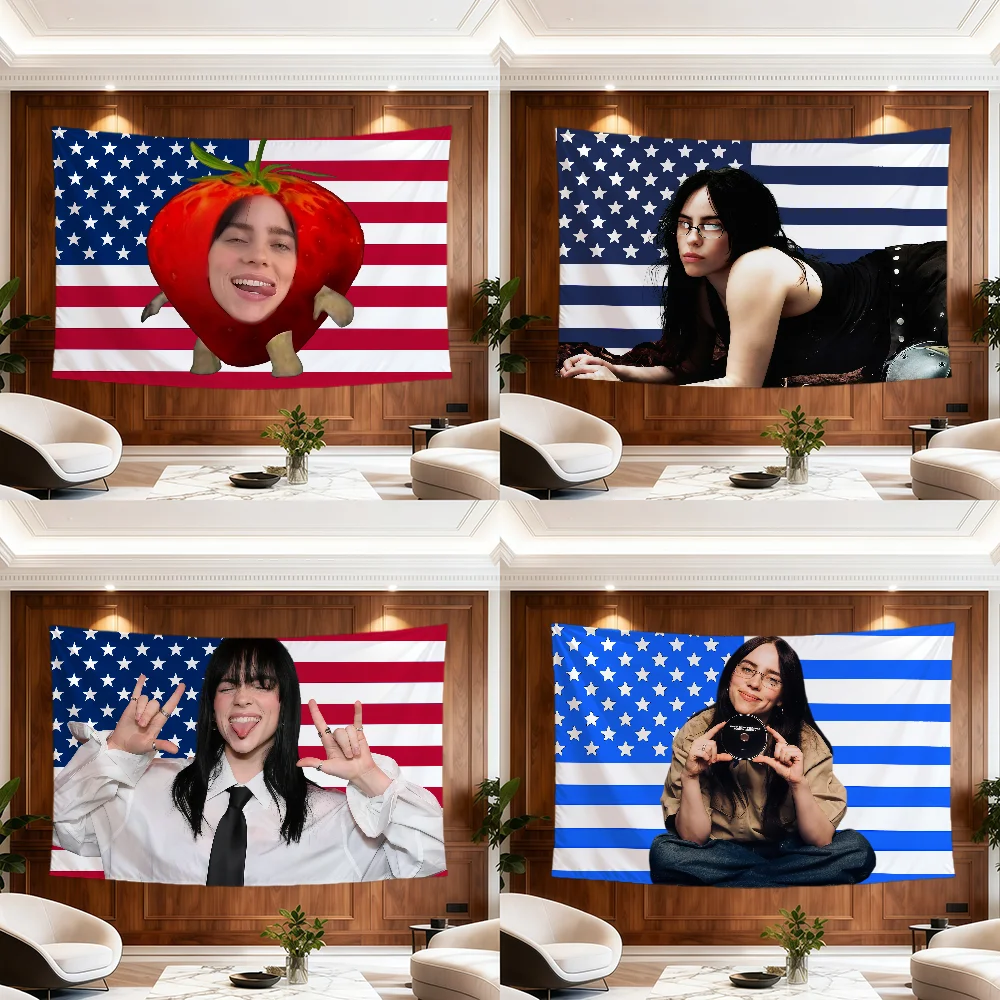 singer HIT ME HARD AND SOFT funny meme flag For Room Dorm Camp Party Garage Bar Picnic hogar home Decor Banner Wall Hanging Gift