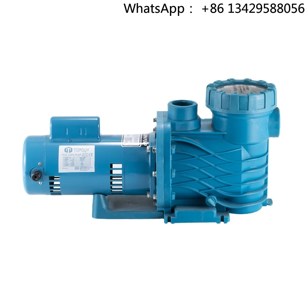 

In/Above Ground Pool Pump with Timer, 220V, High Flow, Powerful Self Primming Swimming Pool Pumps with Filter Basket-A