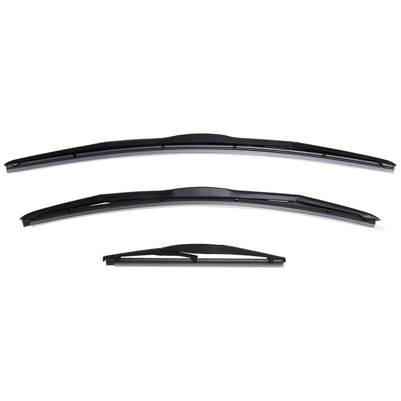 

Front Rear Wiper Blades Set For Mitsubishi ASX Outlander Sport 10-22 Windshield Windscreen 24+21+10Inch Car Parts LHD