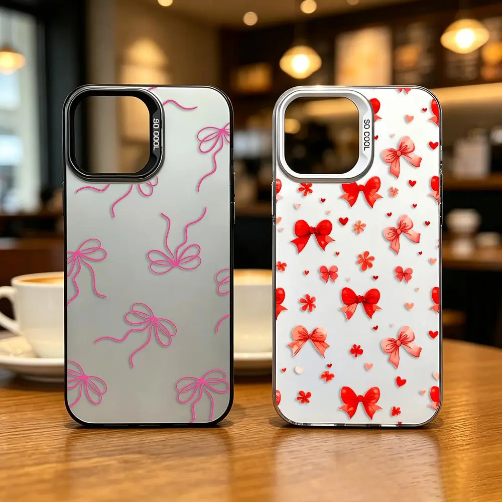 Electroplated Phone Case For iPhone 17 17E 16E 16 15 14 Plus 12 13 11 Pro Max 8 X XR XS Shockproof Cover Beautiful Valentine