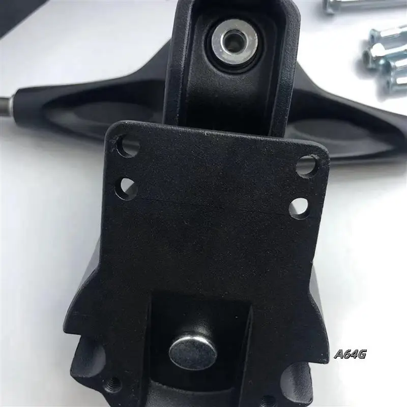 

4X For Meraki Surf Skate Bracket 6 Hole Base 6.25Inch Trucks Surf Skateboard Trucks Adapter Rear Trucks,2