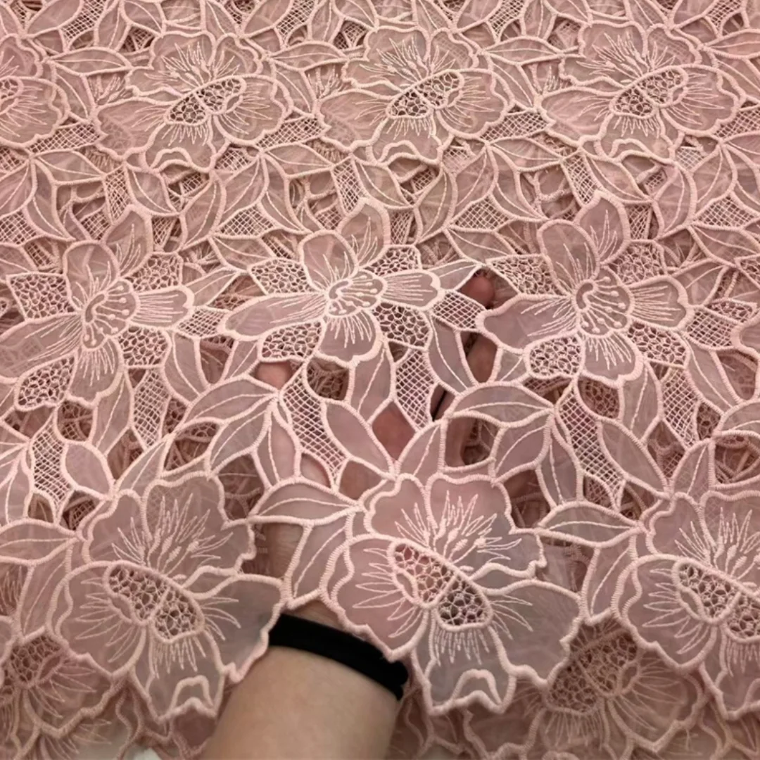 Tela de encaje de guipur niger - Sewing Embroidery Fabric reseña y precio