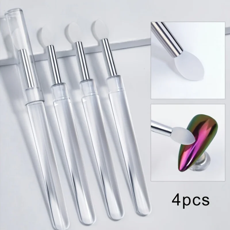 4Pcs Nail Art Silic…