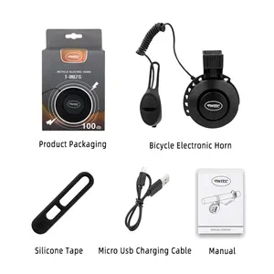 TWOOC-Boynuz, bisiklet e, 4 farklı Cingtones klasik 100dB pil, Ses Seviyesini ayarlamak, zor değil, ve Yol ve Dağ Bisikleti Eski parçalardaki en iyi 10 bisiklet satışı no. 3