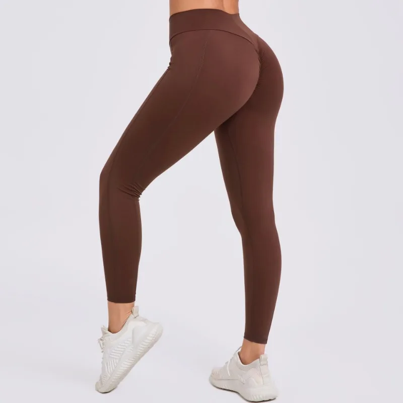 

Women's High-Waisted Yoga Pants - Tummy Control Booty-Lifting Slim-Fit Leggings for Running Gym Fitness & Casual Wear