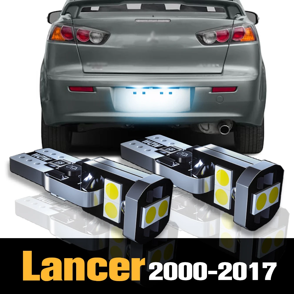 

2x Canbus LED License Plate Light Lamp Accessories For Mitsubishi Lancer 2000-2017 2008 2009 2010 2011 2012 2013 2014 2015 2016