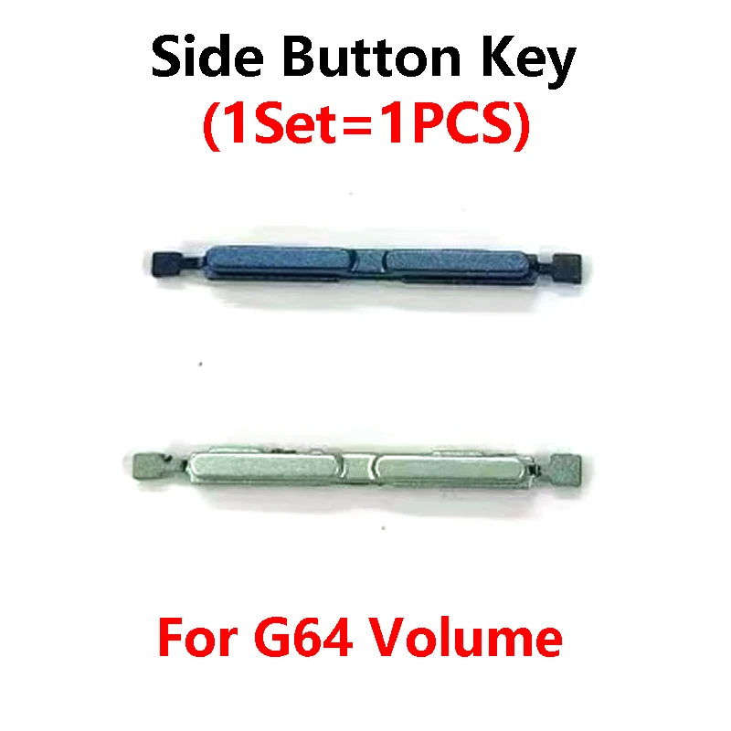 모토로라 모토 G64 볼륨 업 다운 사이드 버튼 키 수리 부품용