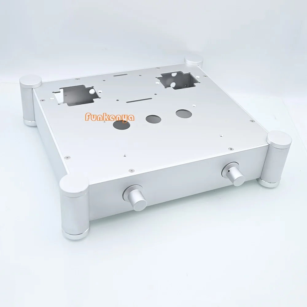 

362x86x322mm Curved Design EL34 Tube Amplifier Chassis Hifi Home Audio DIY Brushed Aluminum Power Amp Chassis