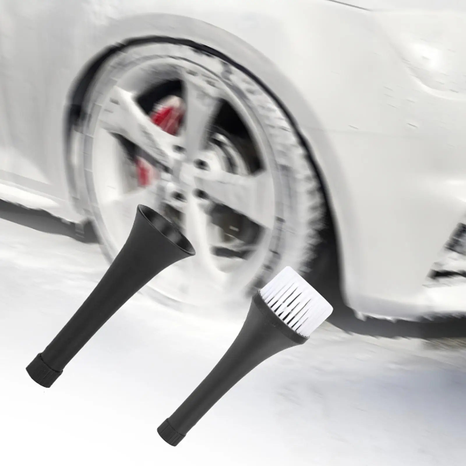 Car Detailing Tool Cone Replacement Easy to Replace Car Interior Cleaning Parts for Wider Cleaning Range Efficient Car Detailing