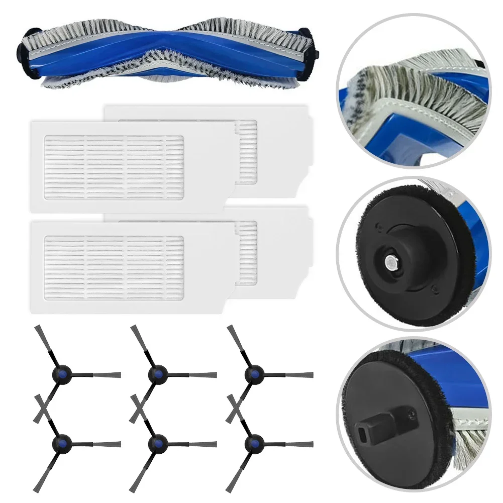 Main Brush Side Brushes Filter Kit For ECOVACS For DEBOT N20 Replacement Parts Accessories Main Side Brush Hepa Filter Mop Cloth