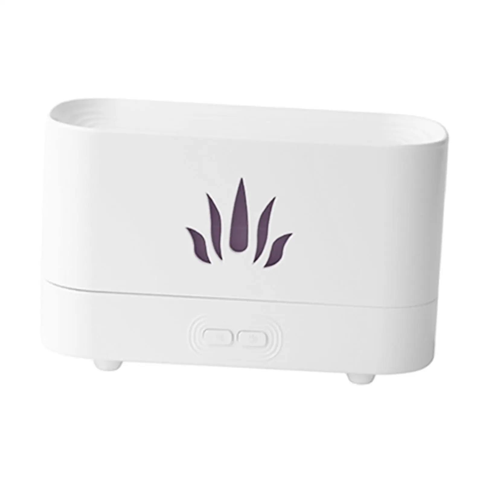 불꽃 아로마 디퓨저 차단 보호 다채로운 야간 조명 데스크탑 가습기, 거실 탁상 사무실 요가 홈 데코