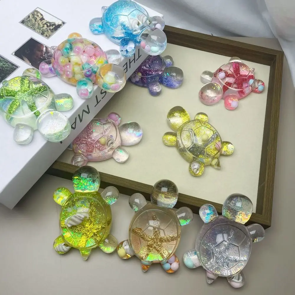 In Olie Ornament Flash Stromend Zand Snoep Kleur Schildpad Zeester Leuke Zeester Schildpad Kawaii Mooie Schildpad Kleine Ornament Geschenken