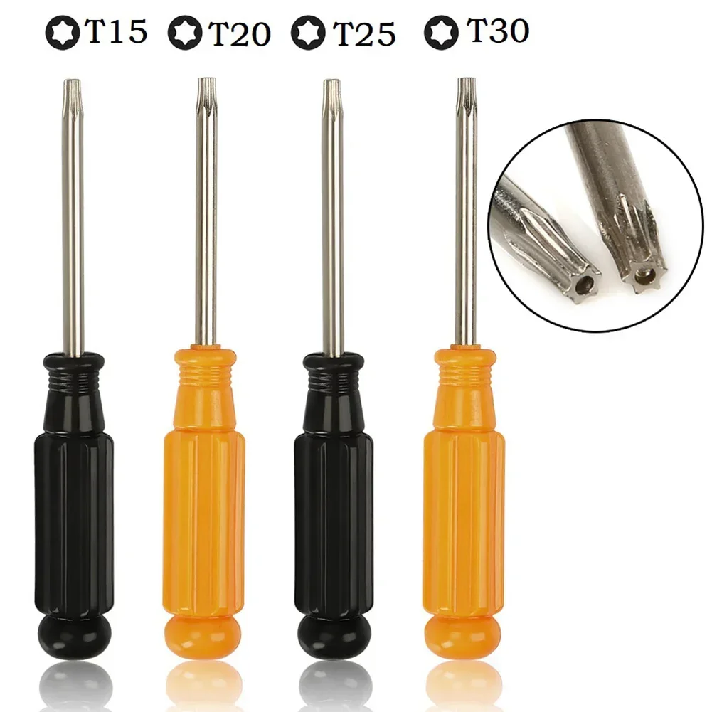 1Pcs 110mm Torx Head Screwdriver T15,T20,T25,T30 Tamper Proof Security Screws Bolt Hole Screwdriver Screw Driver Wrench Key