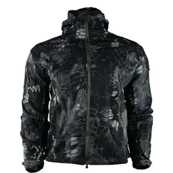 Winter Men's Jacket Casacos De Inverno Masculino Outdoor Python Patterned Jacket Windproof Waterproof and Cold Resistant Sports