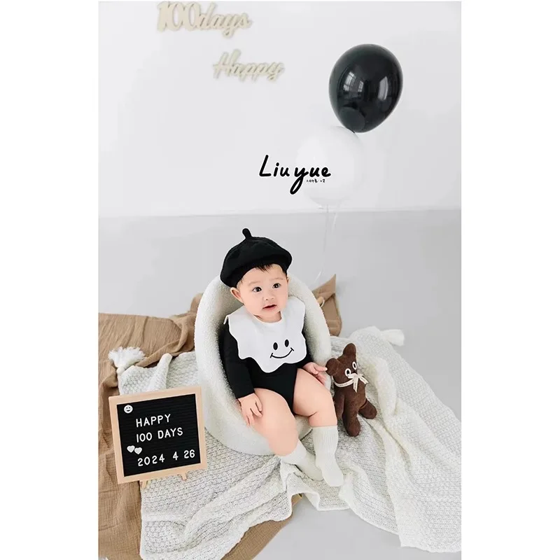 

Documentary Theme Baby Hundred Day Photo Costume Props Baby Hundred Day Photo Clothes 아기 코스프레