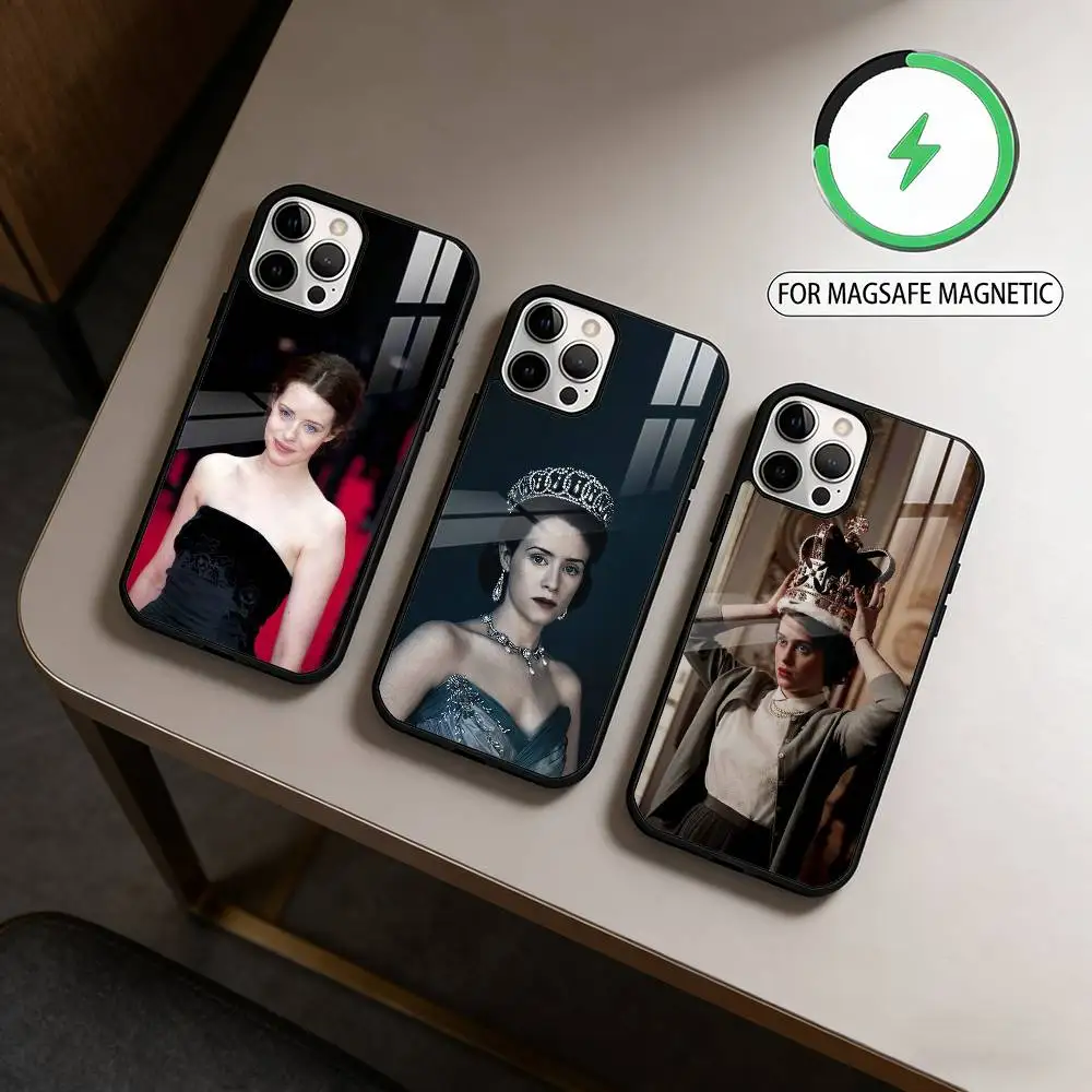 Claire Foy  Phone Case For iPhone17,16,15,14,13,12,11 Plus,Pro Max Magnetic For Magsafe Wireless Charging
