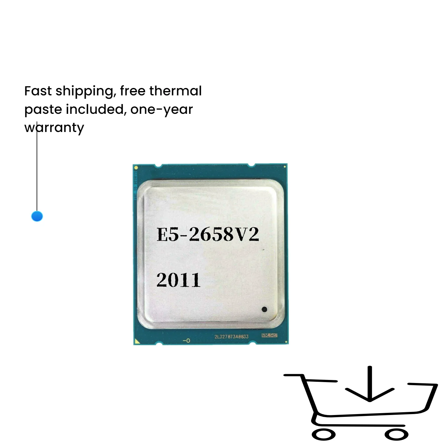 

Xeon E5 2658 V2 2658V2 2,4 ГГц 10-ядерный процессор LGA 2011 г.