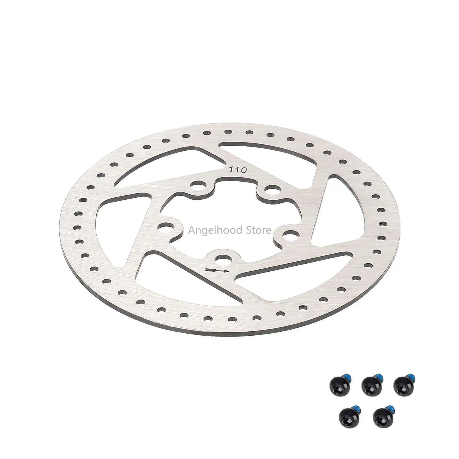 

Disc Brake 110mm 5 Holes with 5 Screws for Electric Scooter Stainless Steel Disc Brake Replacement Parts