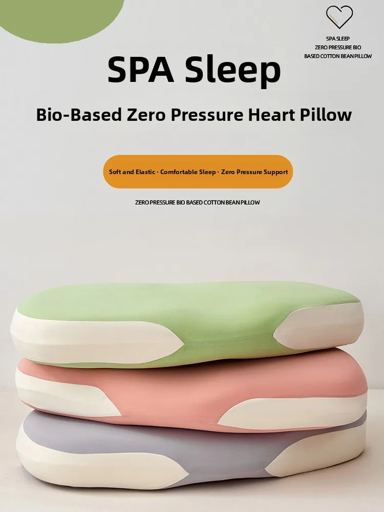 

Ультрамягкая подушка из пены с эффектом памяти на биооснове, медленно восстанавливающая форму, для глубокого сна, с поддержкой шеи, для домашнего использования, комплект из двух штук, антибактериальная, гипоаллергенная