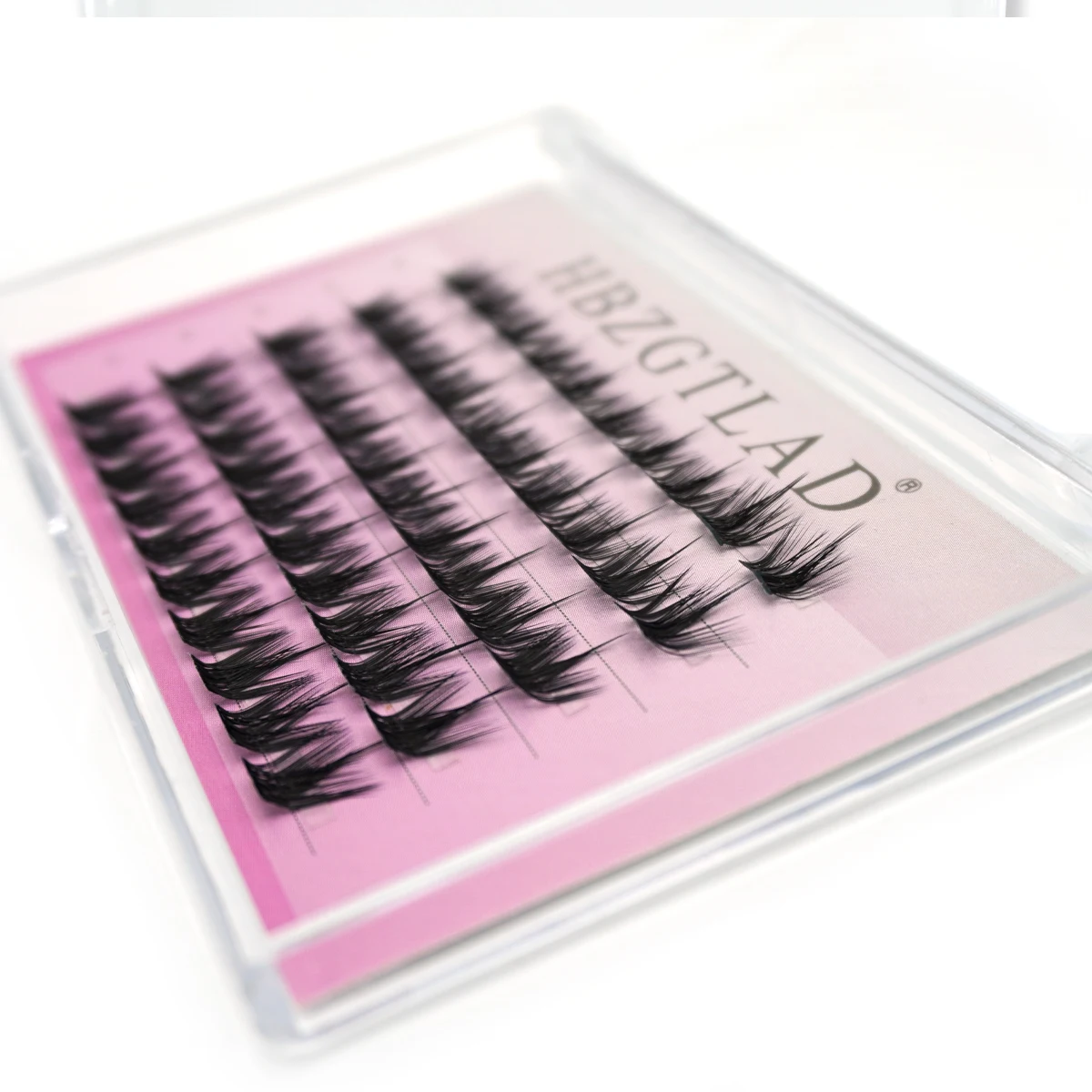 NEW L curl L curves DIY Clusters Eyelash Extension Mix Dovetail Individual Lashes Natural Segmented Eyelash Bundles Makeup