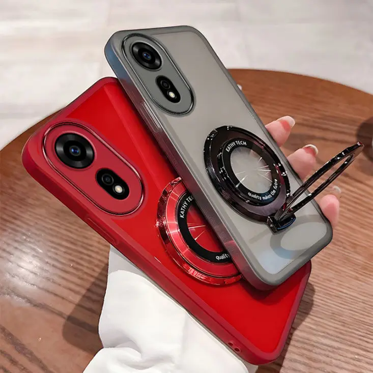 Luxury Clear holder Phone Case For Huawei Hi Nova 12 Se Funda Magnetic Magsafe Wireless Charging Shockproof Cellphone Cover