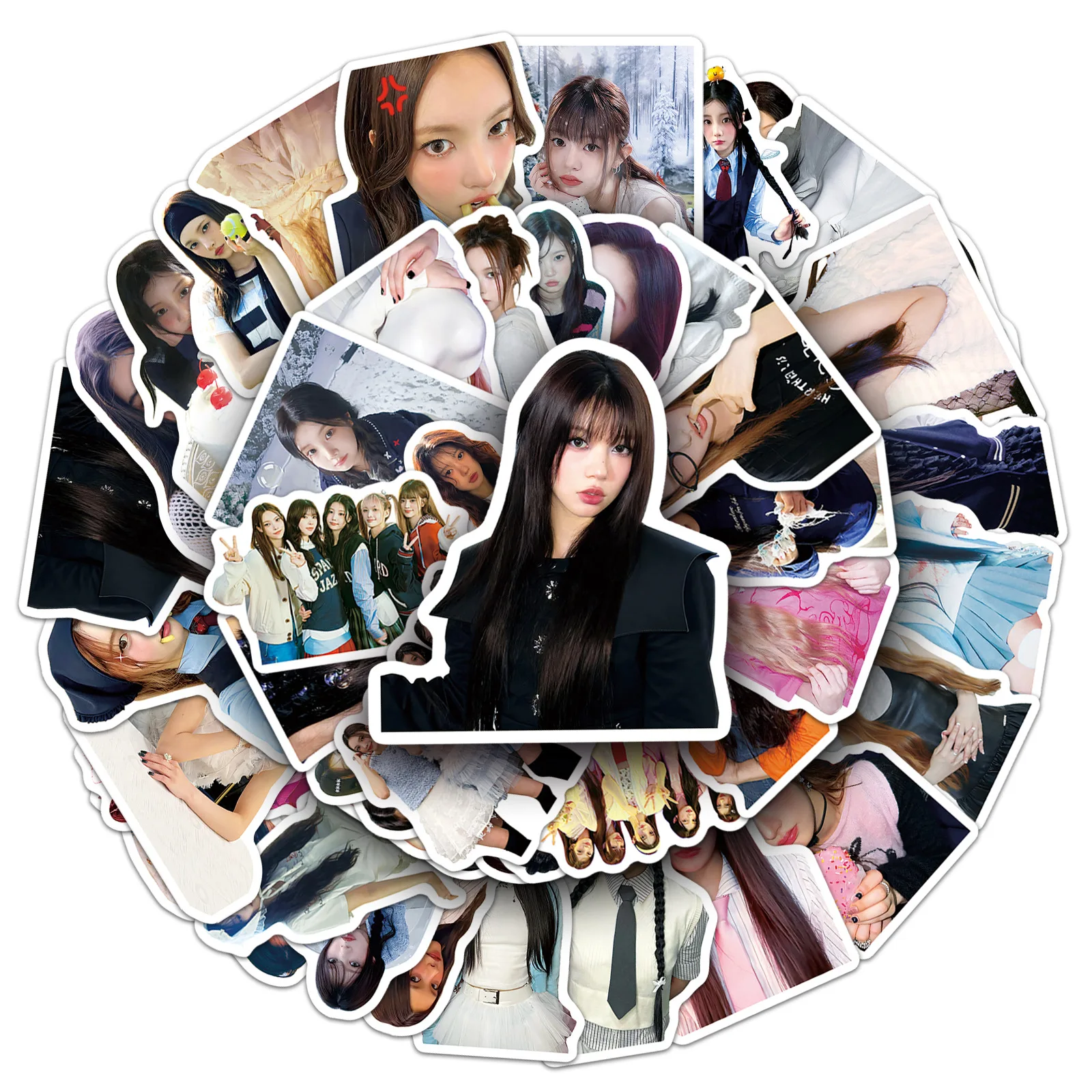 10/50PCS Kreative ILLIT Südkorea Mädchen Gruppe Wasserdichte Aufkleber Dekoration DIY Notebook Mobile Gitarre Koffer Graffiti Spielzeug