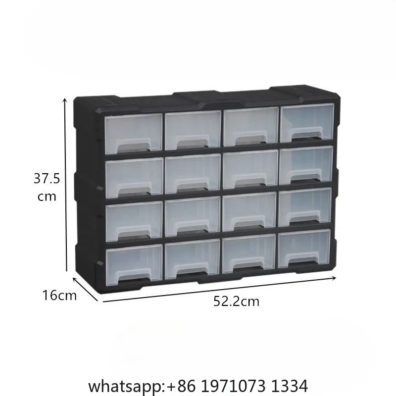 Plastic Drawer Type Parts Storage Box Screw Accessories Packaging Tool Box Transparent Multifunction Waterproof Thicken Boxes