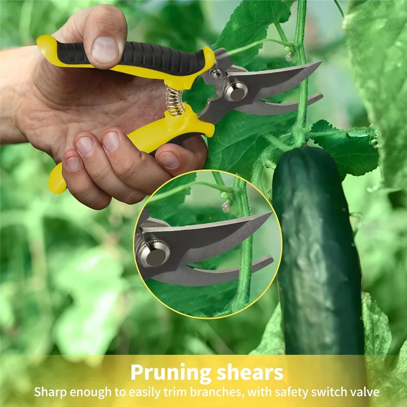 

ABWZ-Rust-Proof Aluminum Gardening Hand Tool Set - 4 Heavy Duty Pieces For Home Gardening