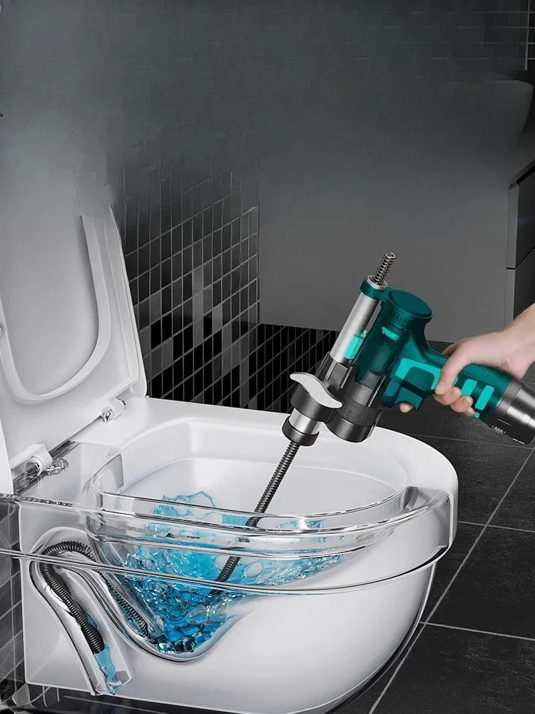 Pipe dredger, kitchen, bathroom, sewer, floor drain toilet, special power tool for blockage
