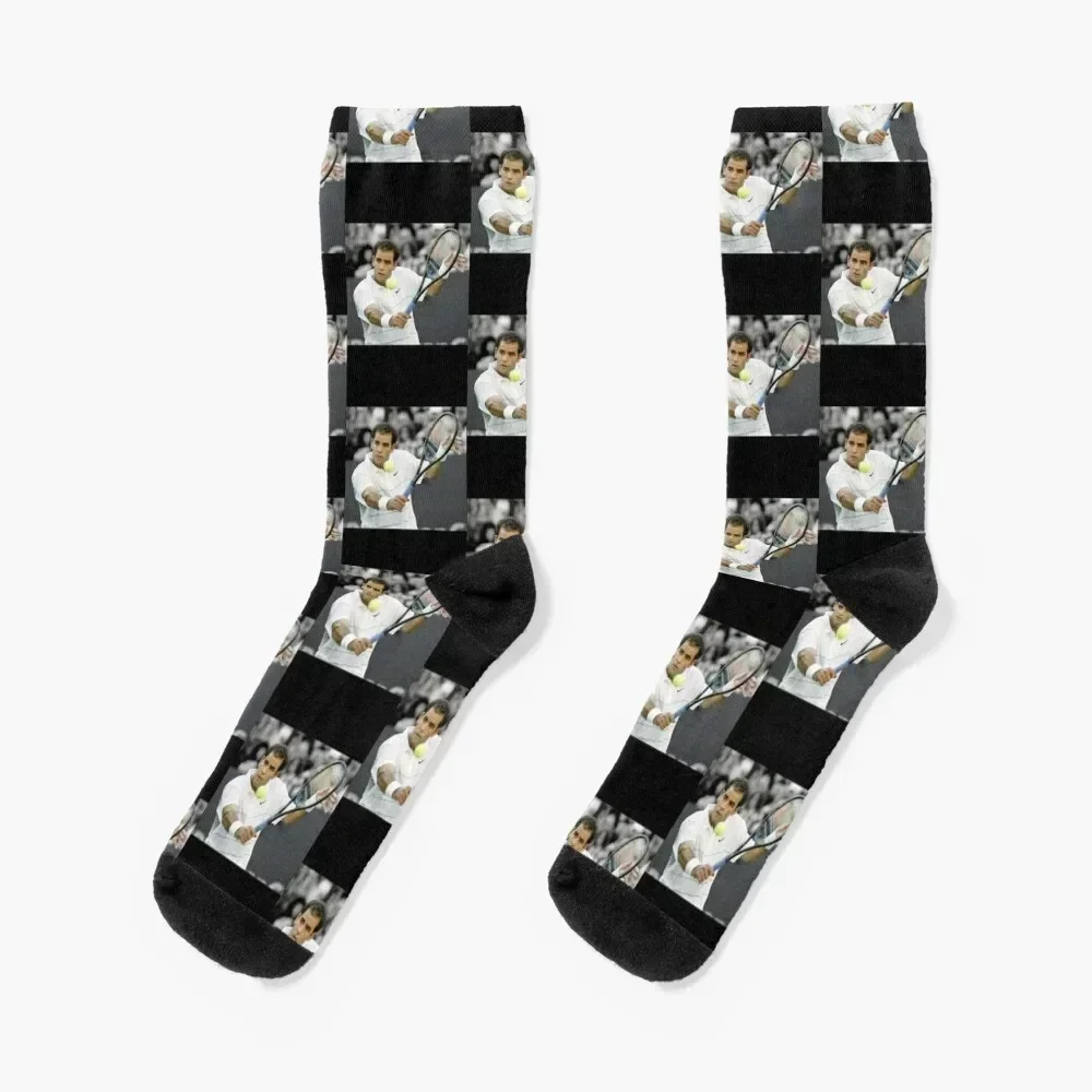 

Pete Sampras, volley T-Shirts Gift For Fans, For Men and Women, Gift Mother Day, Father Day Socks Non-slip Socks Man Women's