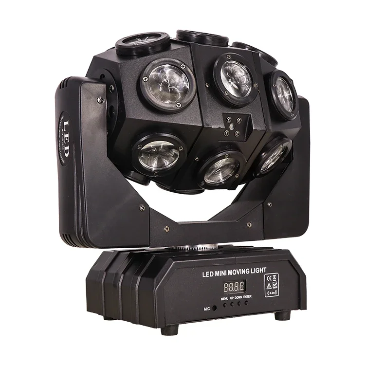 

Stepless Rotating 18*10W Led Beam+Laser Dj Beam Moving Head Light