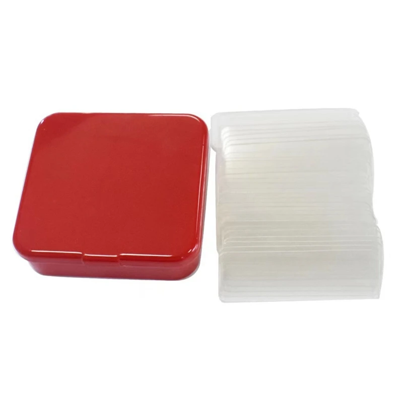 60 pçs dupla face invisível adesivo transparente fita vedação traceless dropship