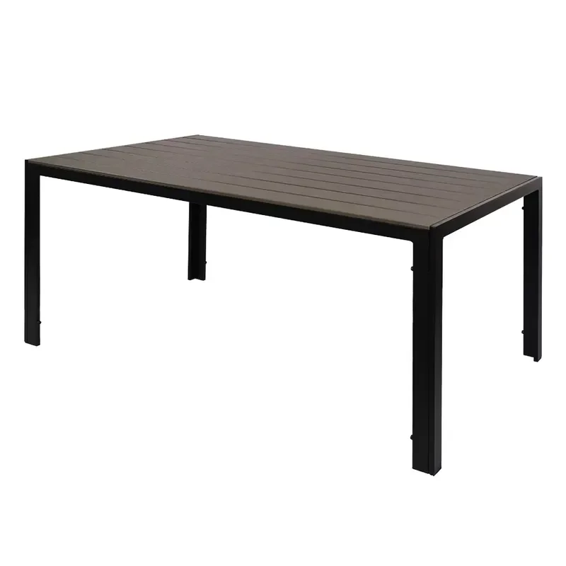 for Outdoor Courtyard Tables and Chairs Terrace Leisure Garden Plastic Wood Combination Set