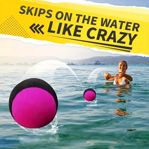 Imagen 1 del producto 4/1 unidad de pelotas flotantes duraderas para agua, pelotas de playa elásticas, suaves y elásticas, para piscinas, pliegues y actividades al aire libre