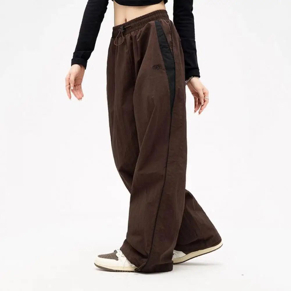 Women Casual Joggers Pants Fashion Streetwear Oversized Sports Wide Leg Pants Hip Hop Sweatpants High Waist Baggy Trousers