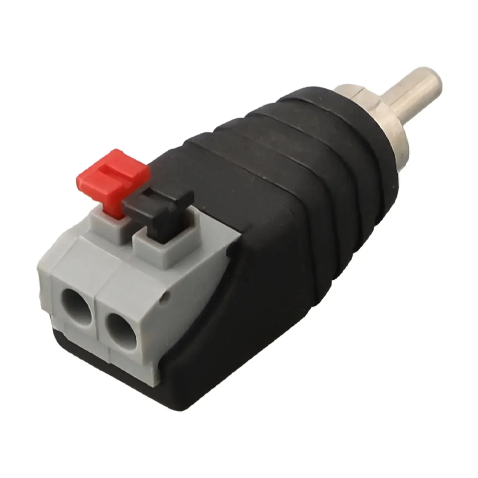 RCA Connector Speaker Wire A/V Cable To Audio Male Female RCA Connector Adapter Press Plug 200W Male Female Connector Singal
